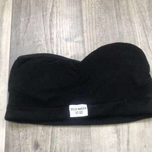 NWOT Steve Madden Terry Cloth Strapless Bra.